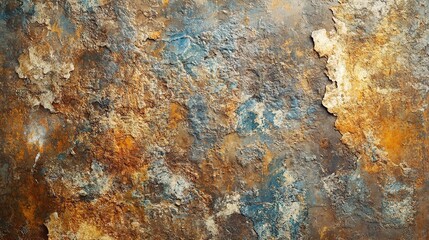 Abstract Rusty Metal Texture with Color Variations