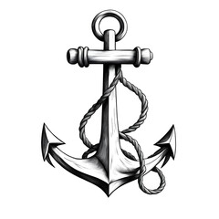 anchor on white background
