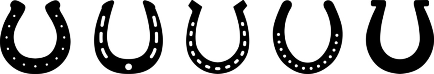 Fototapeta premium horseshoe vector design illustration
