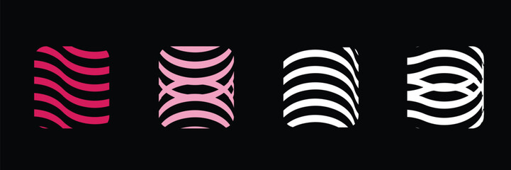 decorations set modern simple line pattern vector ilustration geometric-pattern, seamless-pattern, abstract-pattern