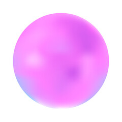 Round pastel holographic background
