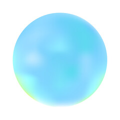 Round pastel holographic background