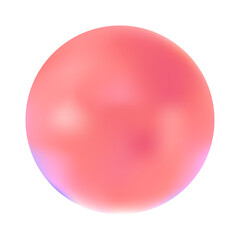 Round pastel holographic background