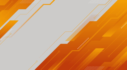 Orange Abstract Technology Futuristic Background. Modern abstract gradient background  © DennyDesign