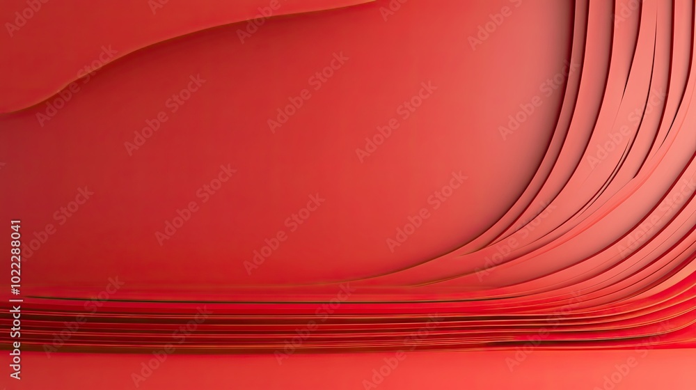 Poster a matte red background with smooth, even color distribution, creating a professional and modern look