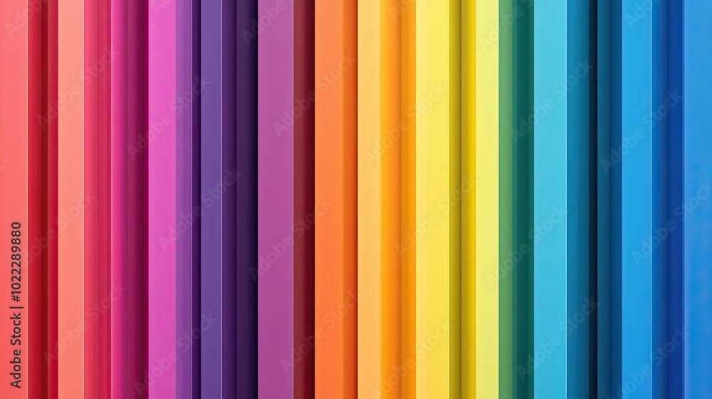 Poster a seamless rainbow pattern background featuring colorful stripes arranged in a repeating pattern, cr