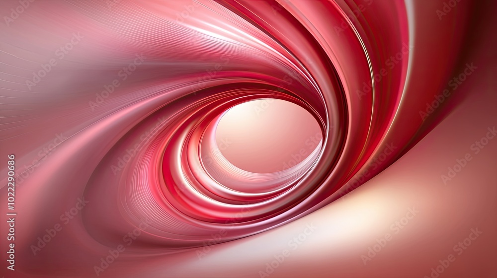 Poster a swirling red abstract background with a blend of light and dark red tones, forming a mesmerizing p