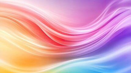Obraz premium A vibrant rainbow background featuring smooth, blended colors transitioning seamlessly from red to violet, perfect for bright and cheerful designs.