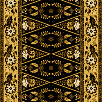 elegant vector Javanese ethnic batik pattern templat