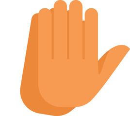 Obraz premium Two hands are clapping together making a sound with fingers spread open