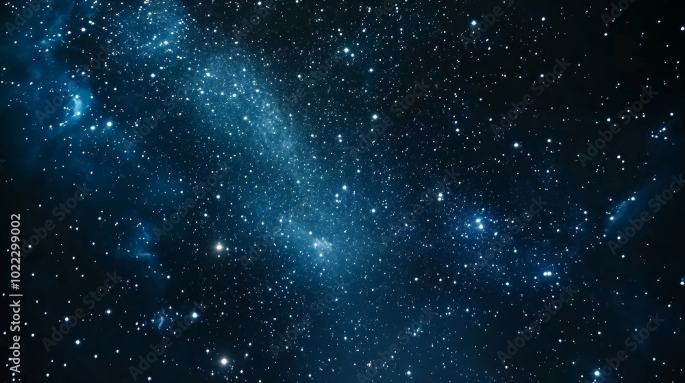 Wall mural 綺麗な星空の背景