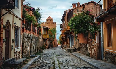 Fototapeta premium Sighnaghi or Signagi city in Georgia