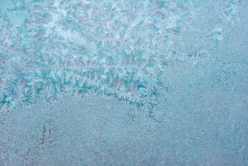 Ice cystals on a window