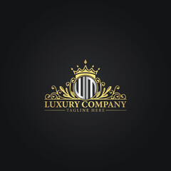 Elegant Gold Crest Logo for Premium Brands
