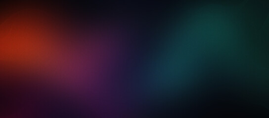 Obraz premium Dark purple and orange abstract gradient noise grain texture background