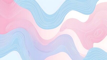 Pastel colored gradient background with light flowing lines creating a calm and minimalist design perfect for PowerPoint presentations or digital wallpapers  The smooth blending of colors and simple
