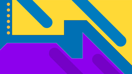 ABSTRACT BACKGROUND WITH GEOMETRIC SHAPES FLAT COLOR DESIGN VECTOR TEMPLATE FOR WALLPAPER, COVER DESIGN