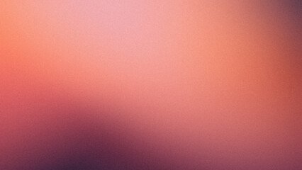 Magenta pink to orange abstract soft grainy backdrop design, Vibrant colors with smooth noise, bright, shine, glow gradient texture banner or poster.