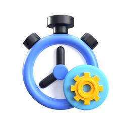3D Productivity Illustration