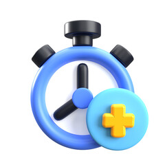 3D Add Time Illustration