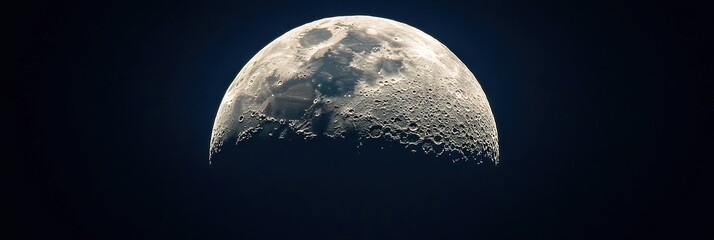moon in space 