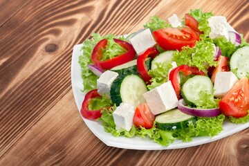 classic vegan tasty healthy salad dish