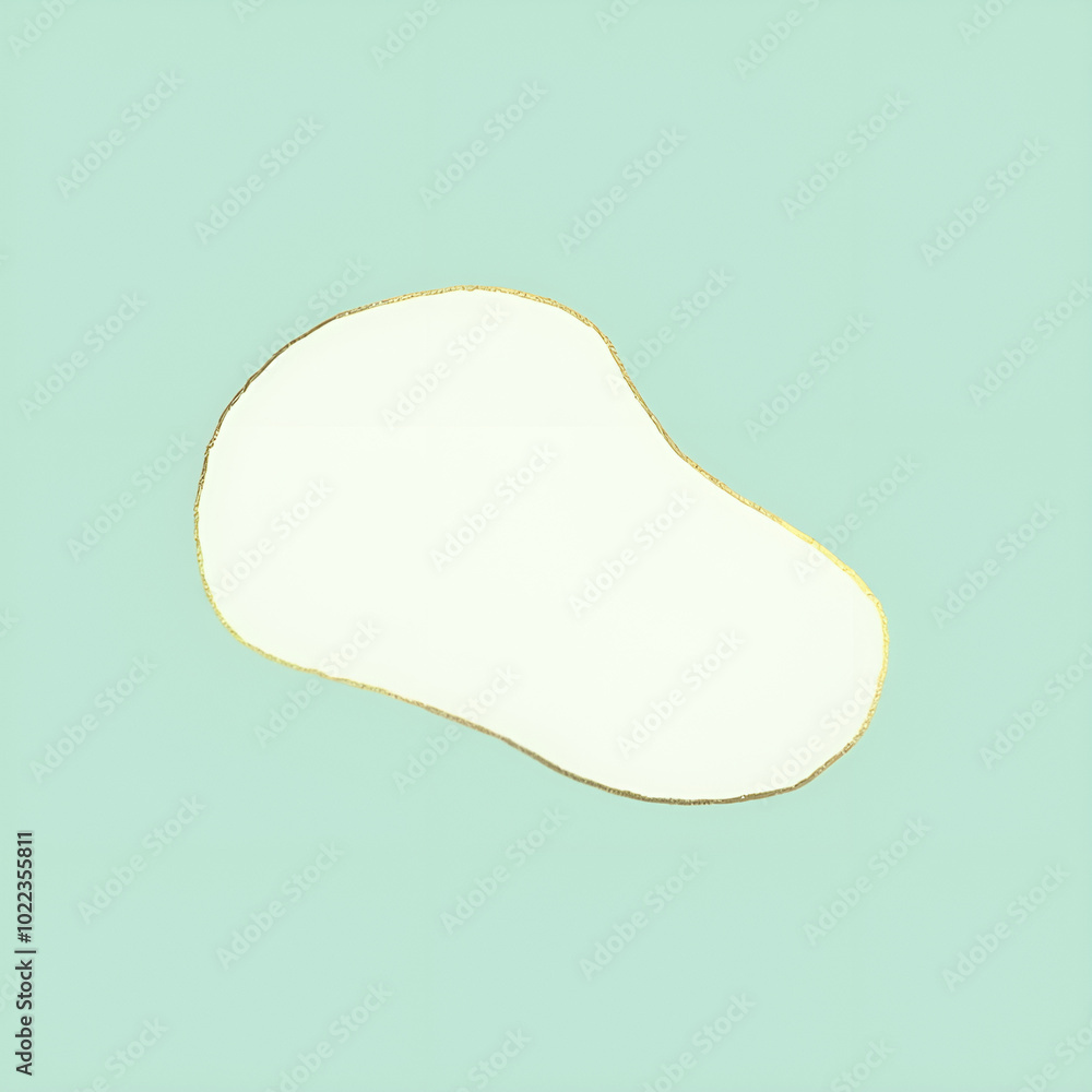 Poster minimalist style illustration of an background with circles. generative ai