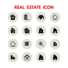 Real estate icons
