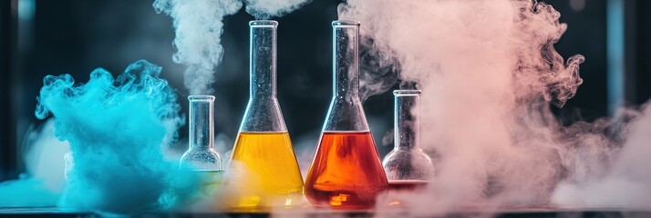 chemistry concept with copy space,