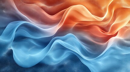 Obraz premium Lose yourself in the vibrant hues and intricate details of this highquality stock photo, showcasing a stunning display of dispersed gradient style patterns and ethereal water waves.
