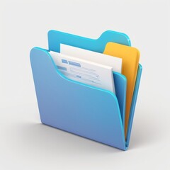 folder with documents
