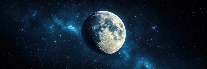 Fototapeta premium moon in space