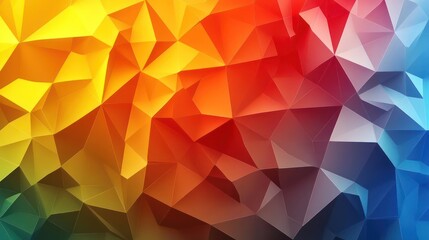 Obraz premium a multicolored abstract background of triangles