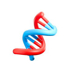 a 3D icon render dna