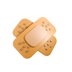 a 3D icon render handiplast