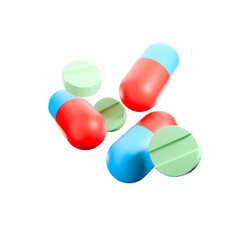 a 3D icon render drugs