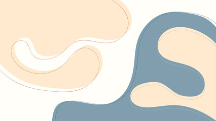 ABSTRACT BACKGROUND COLORFUL WITH HAND DRAWN SHAPES FLAT DESIGN VECTOR TEMPLATE FOR WALLPAPER, COVER DESIGN, HOMEPAGE DESIGN