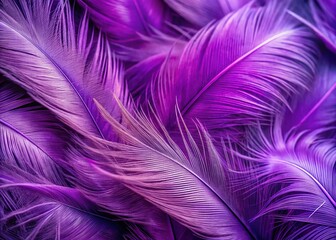 Fototapeta premium Abstract Purple Feather Background - Aerial Photography for Creative Designs and Textures