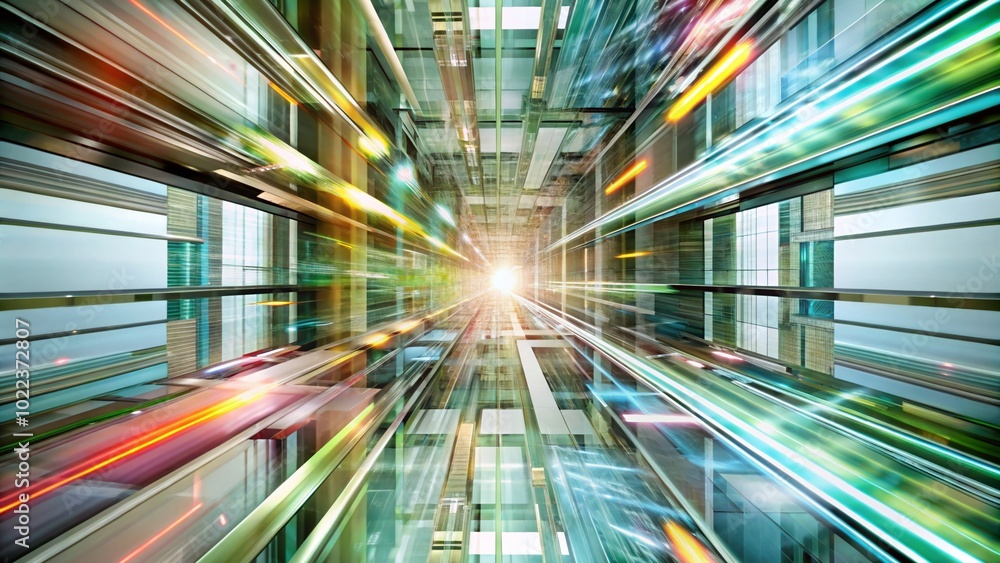 Aufkleber abstract technology composition with high depth of field and transparent background design for moder