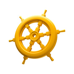 a 3D icon render rudder