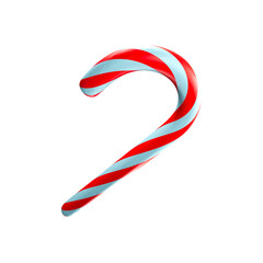 a 3D icon render candy cane