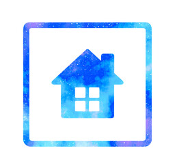 マーブルな星空｜家アイコン