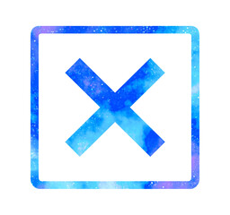 マーブルな星空｜バツマーク