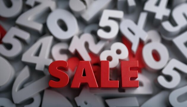 Exclusive Sale Announcement with Bold Numbers