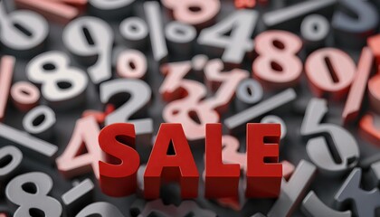 Exciting Sale Announcement with Discount Numbers