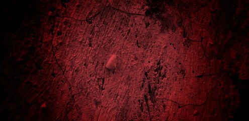 red color abstract art long background,Panorama of Factory fabric of red color . Close-up long and wide texture of natural red fabric.