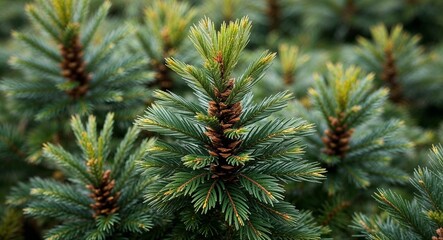 Loblolly pine plant leaves background