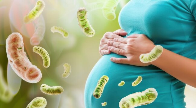 Microbiome in Pregnancy: Investigate the impact of maternal microbiomes on fetal health and development, highlighting the role of beneficial bacteria transmission.
