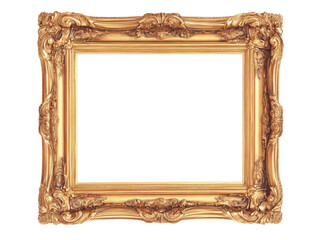 Elegant ornate wooden frame design for art display and decor