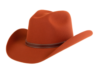 Rustic cowboy hat in western style for fashion and design